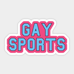 Gay Sports Sticker